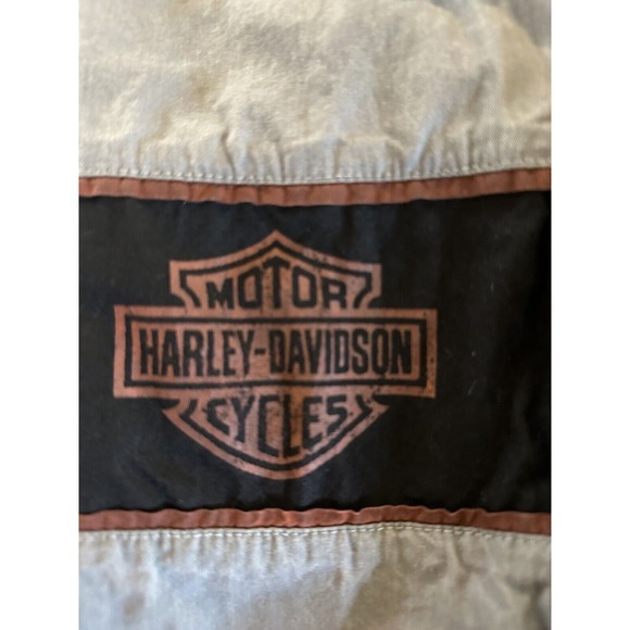 Harley-Davidson Men's Iron Bond Short Sleeve Colorblocked Shirt, Size Large - Picture 4 of 4